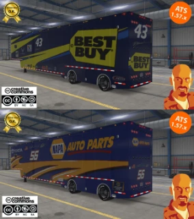FEATHERLITE CAR TRAILER v2.0 ATS 1.57.x 2.0 thumbnail 3