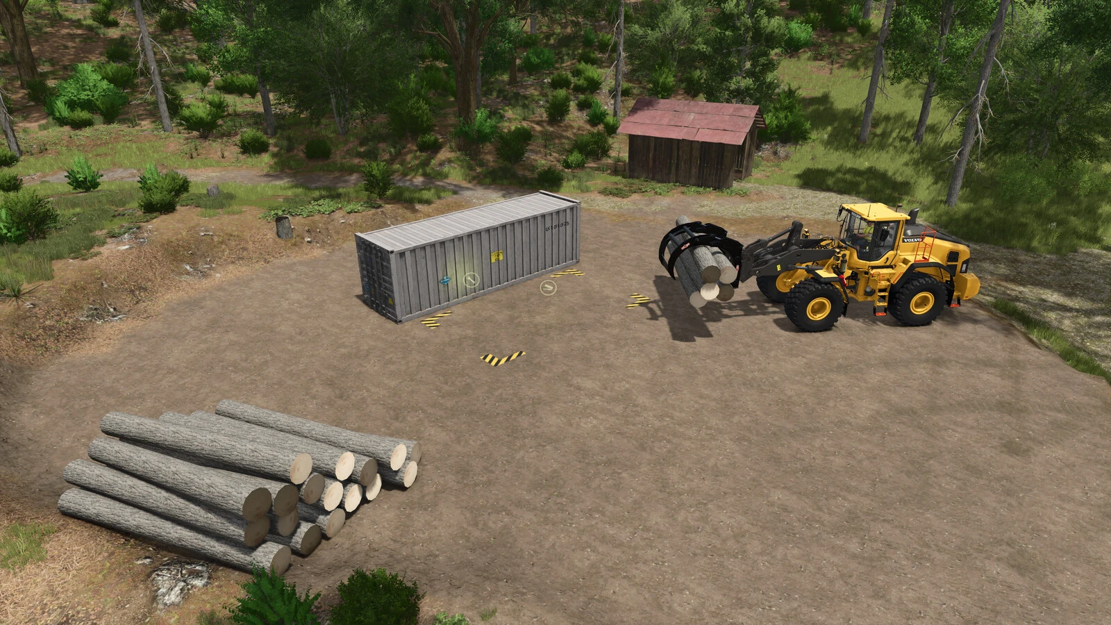 Lumber Rack Fs25 Wood Storage And Distribution 1.0 - FS25