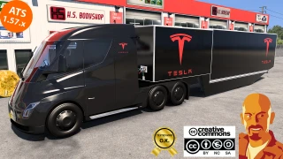 TESLA SEMITRUCK 2019 v2.0 ATS 1.57.x 2.0 thumbnail 3
