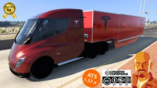TESLA SEMITRUCK 2019 v2.0 ATS 1.57.x 2.0 thumbnail 4