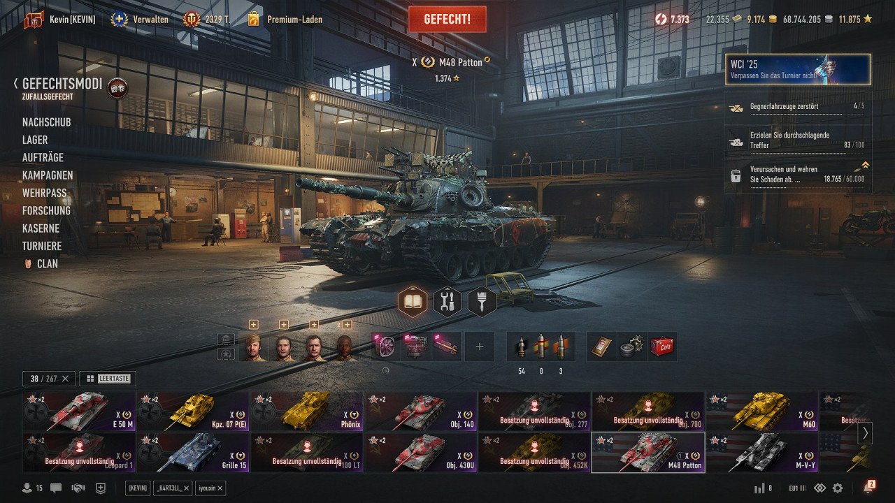 Changed Hangar Rotation