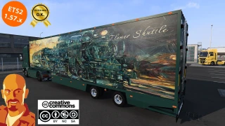 DQF FLOWER SHUTTLE TRAILER v3.0 ETS2 1.57.x 3.0 thumbnail 3