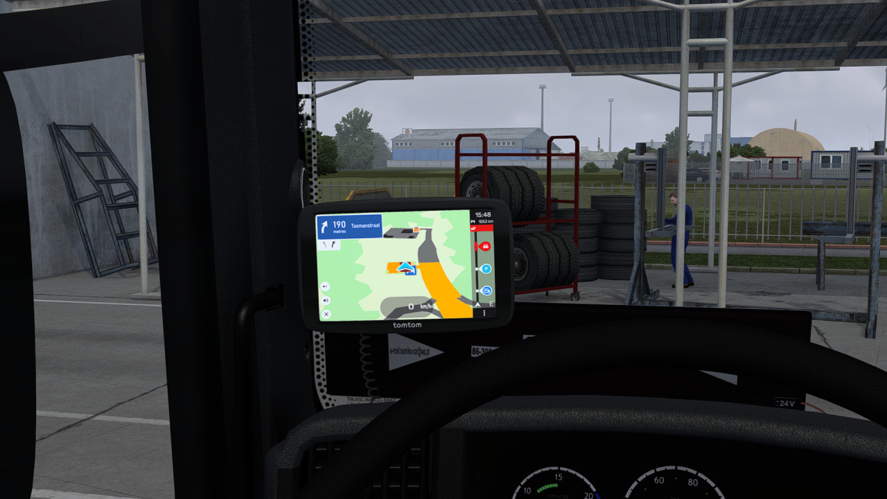 Dżordż Customs gps tomtom go expert 7