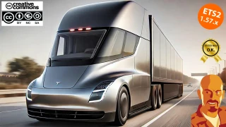 TESLA SEMITRUCK 2019 v2.0 ETS2 1.57.x 2.0 thumbnail 2
