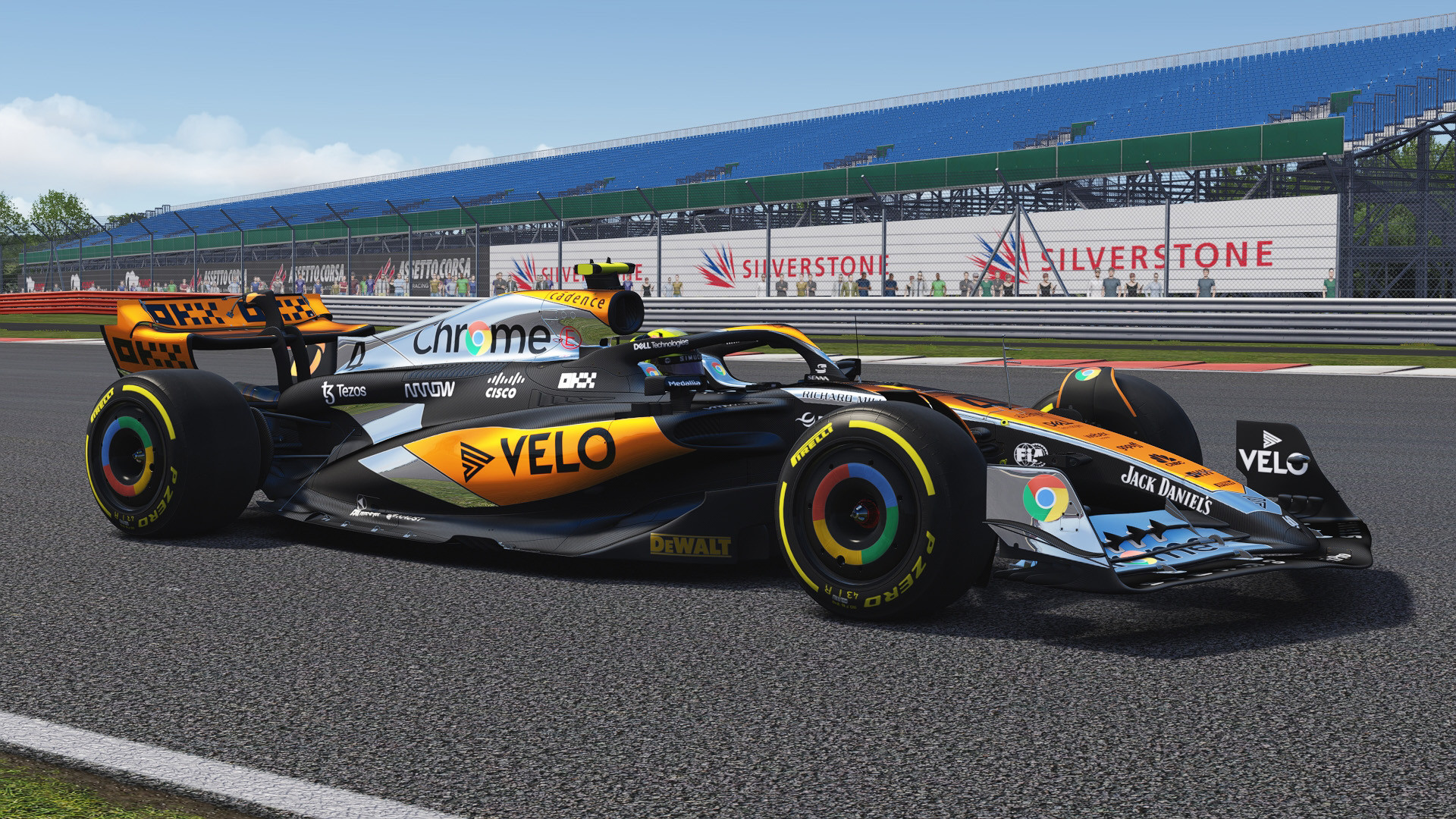 RSS Formula Hybrid 2023 McLaren MCL60 Chrome Livery image 1