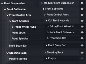 BX Front Modular Suspension