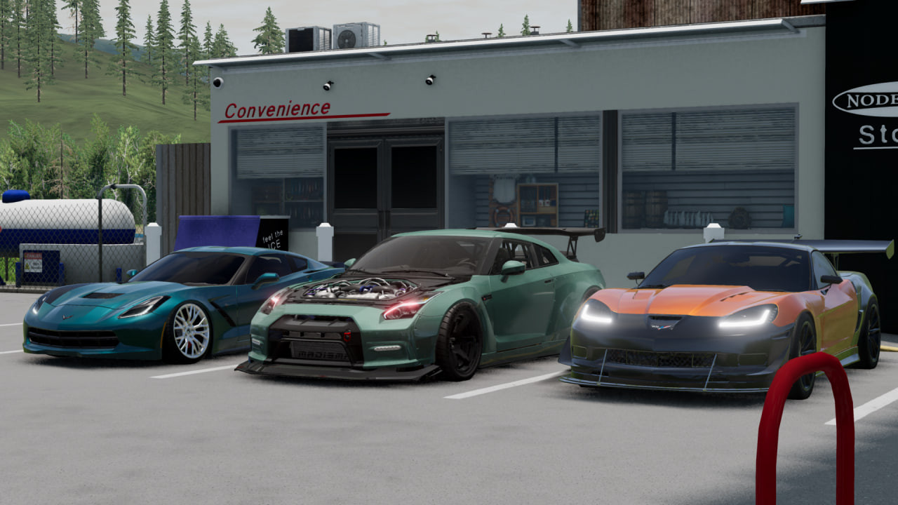 Pack of three cars