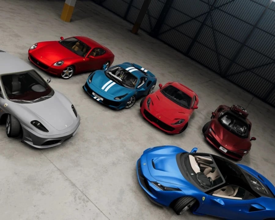 Italian Cars Pack (Red Horses Pack) 25+ Cars