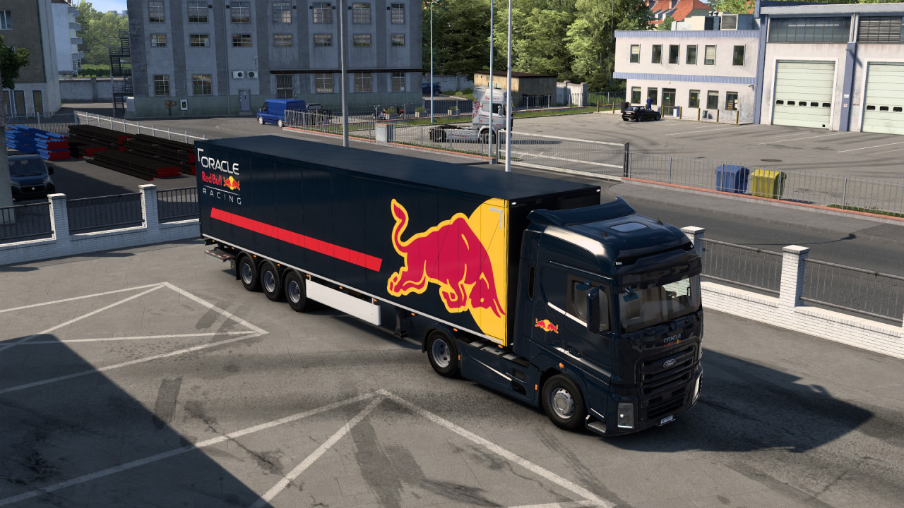 F1 Red Bull Racing Skin pack for trailer + Ford F-max