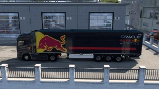 F1 Red Bull Racing Skin pack for trailer + Ford F-max v1.0 thumbnail 12