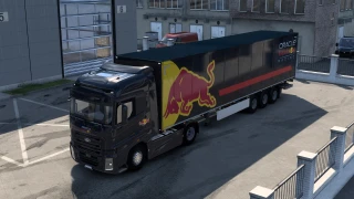 F1 Red Bull Racing Skin pack for trailer + Ford F-max v1.0 thumbnail 13
