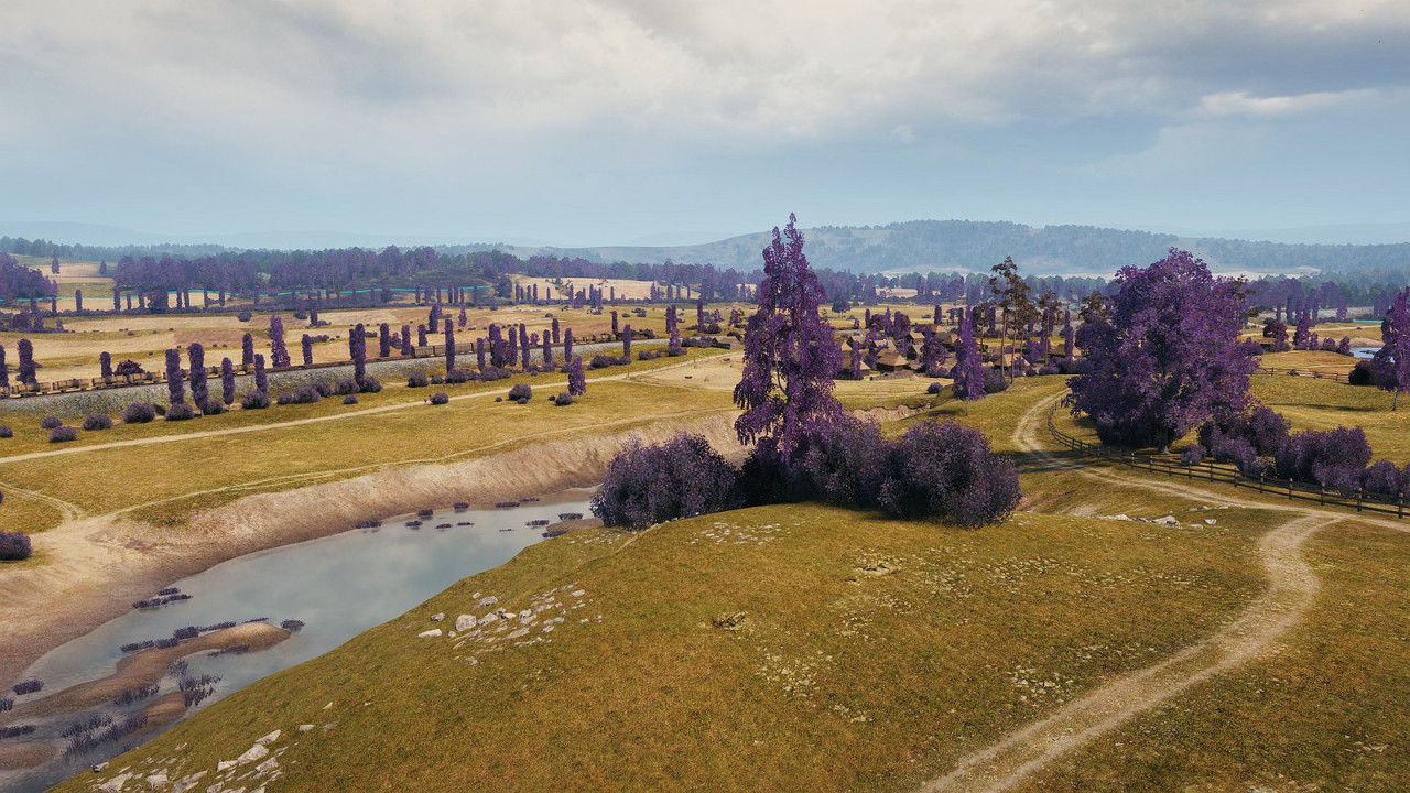 Purple Trees