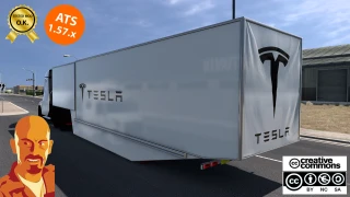 TESLA TRAILER v1.0 ATS 1.57.x 1.0 thumbnail 4