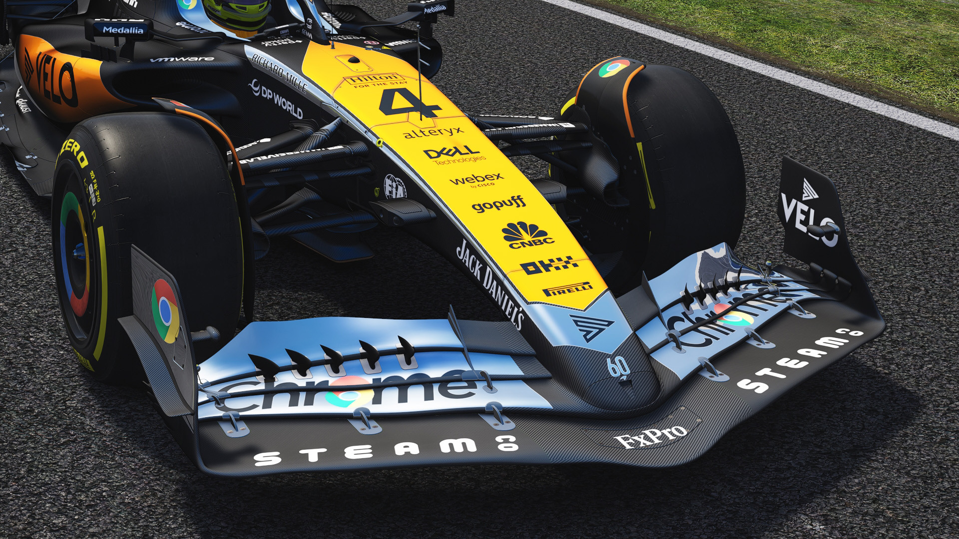 RSS Formula Hybrid 2023 McLaren MCL60 Chrome Livery image 4