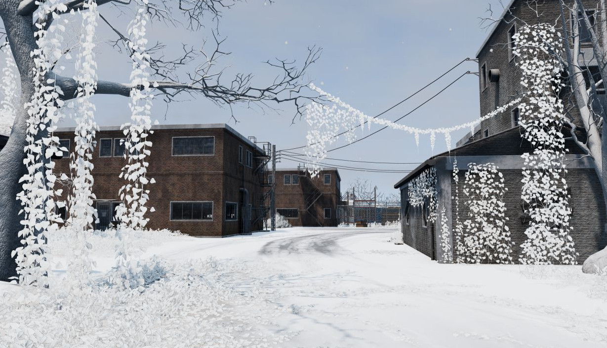 Industrial Site Snowy