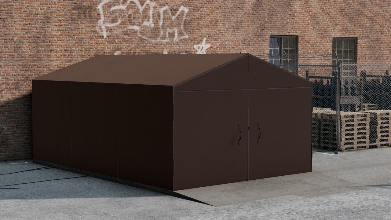 Destructible Metal Garage