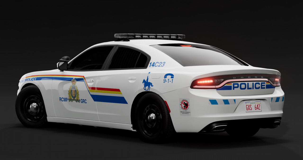 2018 Charger RCMP police Skin