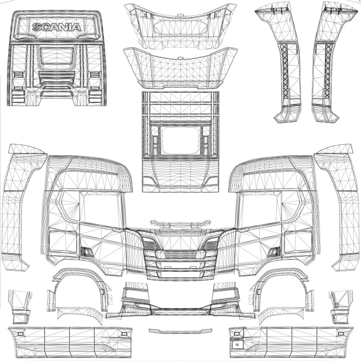 Scania S BEV Template