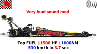 Top FUEL 11500 HP Dragster