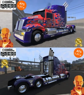 WESTERN STAR 5700XE OPTIMUS PRIME v1.0 ATS 1.57.x 1.0 thumbnail 3