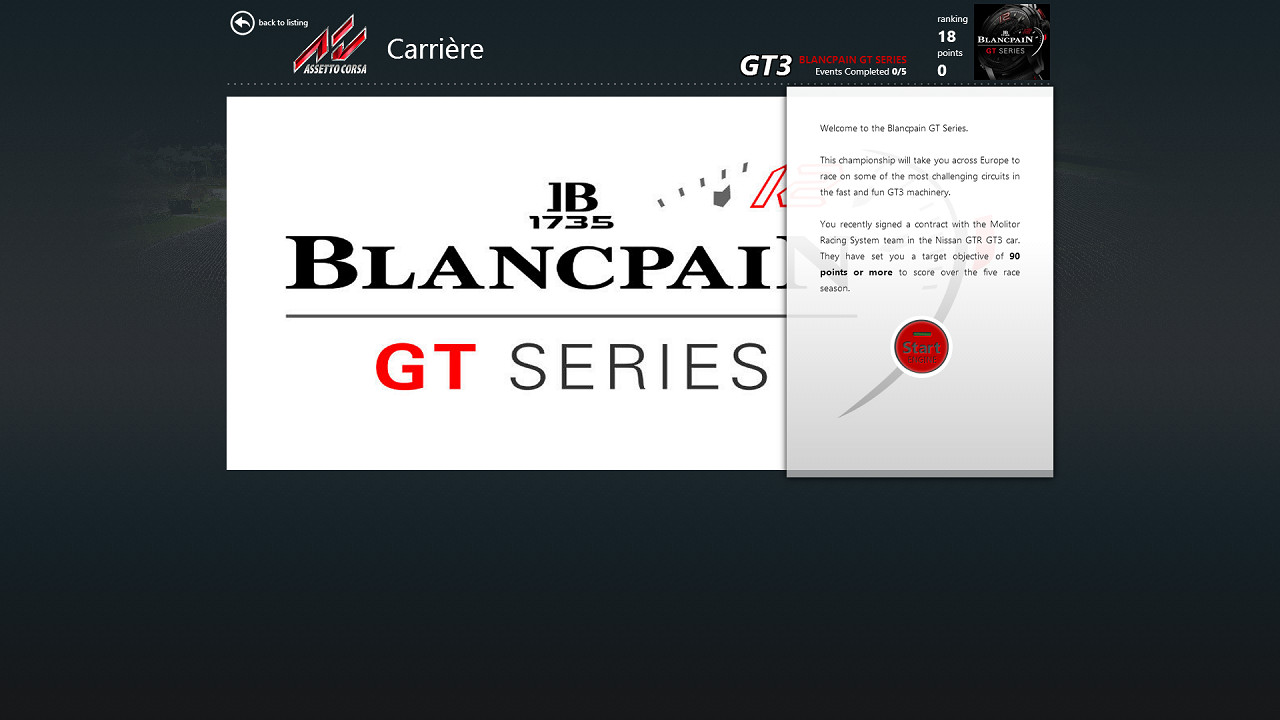 Blancpain GT Career