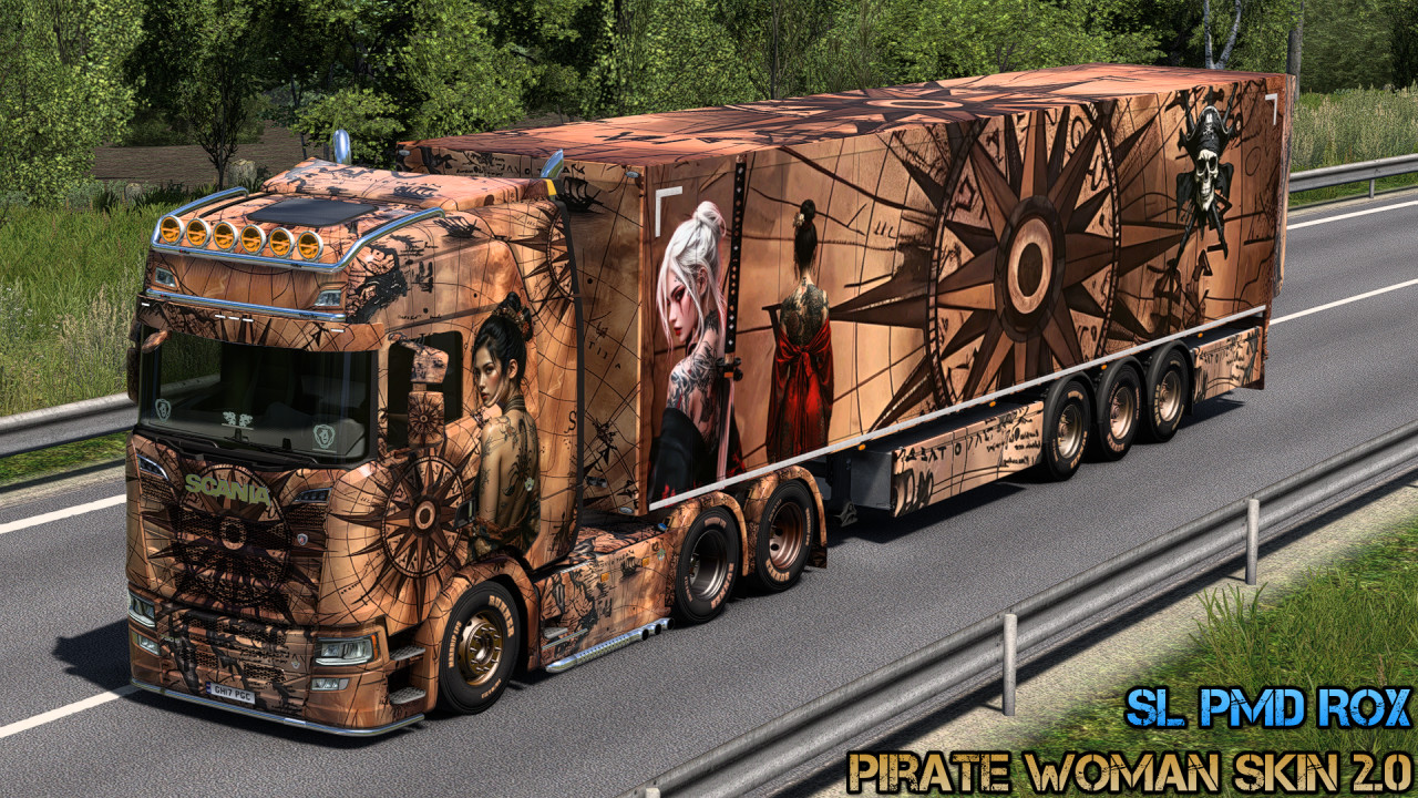 Scania Pirate Woman Skin