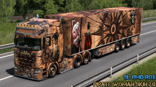 Scania Pirate Woman Skin 2.0 thumbnail 7