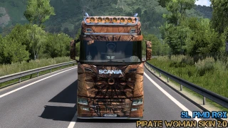 Scania Pirate Woman Skin 2.0 thumbnail 9