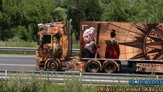 Scania Pirate Woman Skin 2.0 thumbnail 10