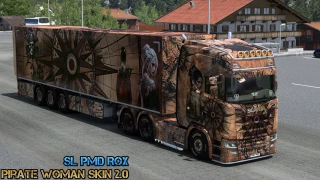 Scania Pirate Woman Skin 2.0 thumbnail 13