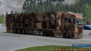 Scania Pirate Woman Skin 2.0 thumbnail 14