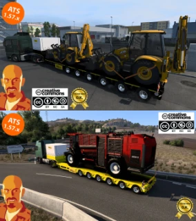 DOLL-SIEMENS SPECIAL TANSPORT TRAILER v3.0 ATS 1.57.x v3.0 thumbnail 3