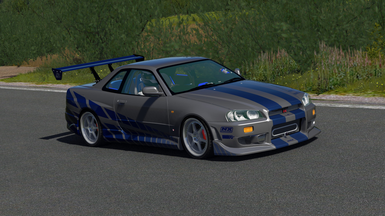 2F2F Nissan Skyline GTR R34