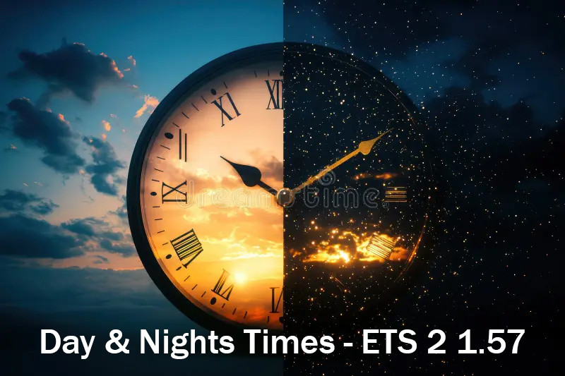 Actual Day & Night Times - Early Winter