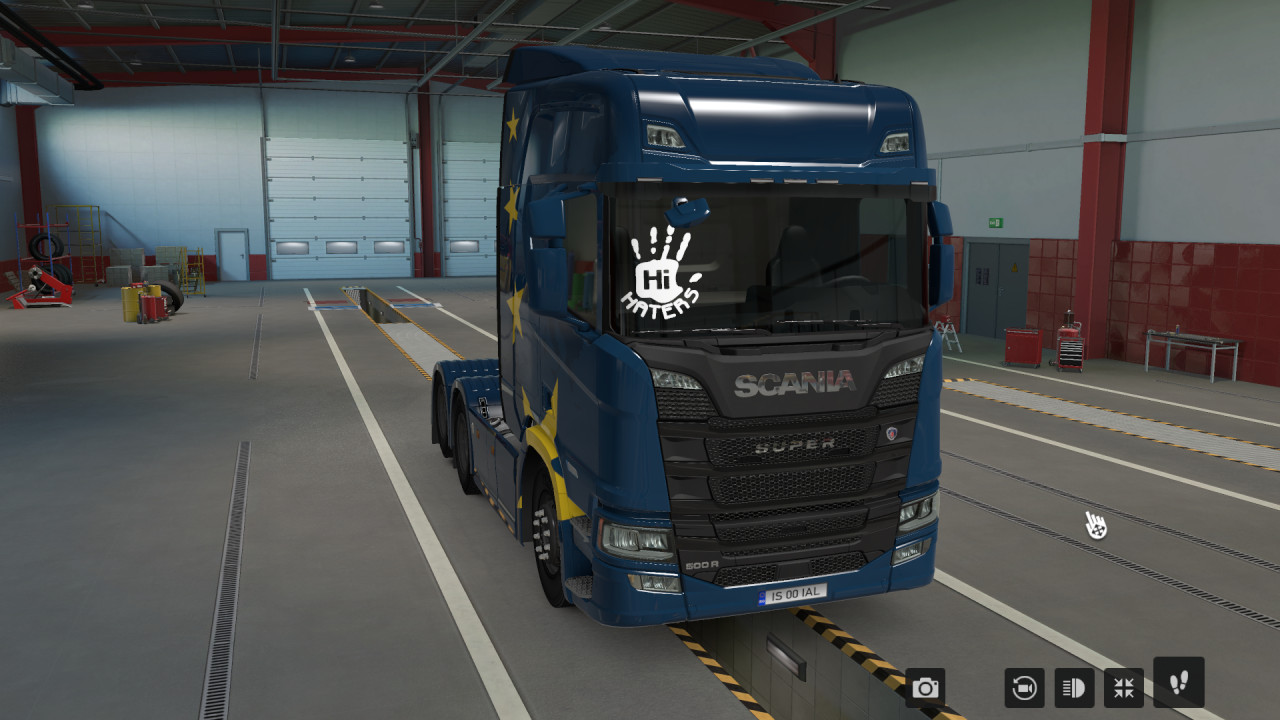 Pack Widscreen Decals Scania R 2016