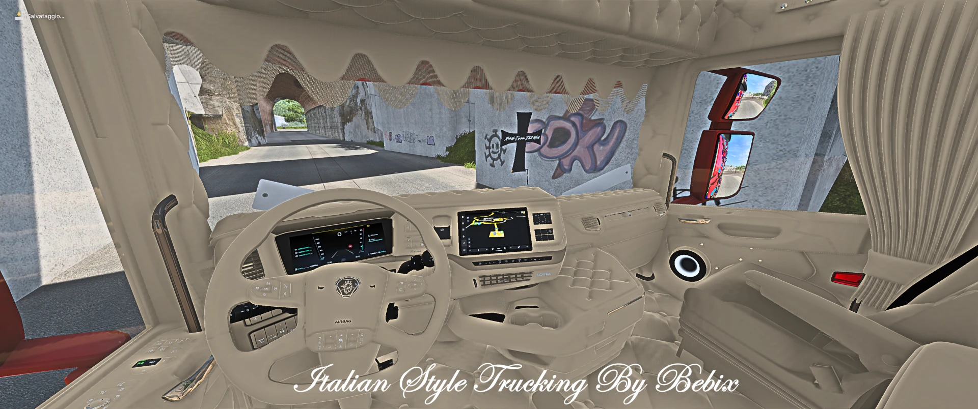 Interior New Gen Scania 770 Cream 1