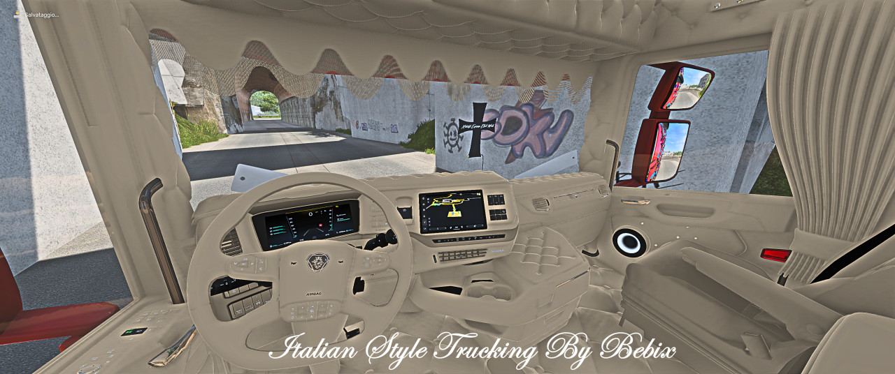 Interior New Gen Scania 770 Cream