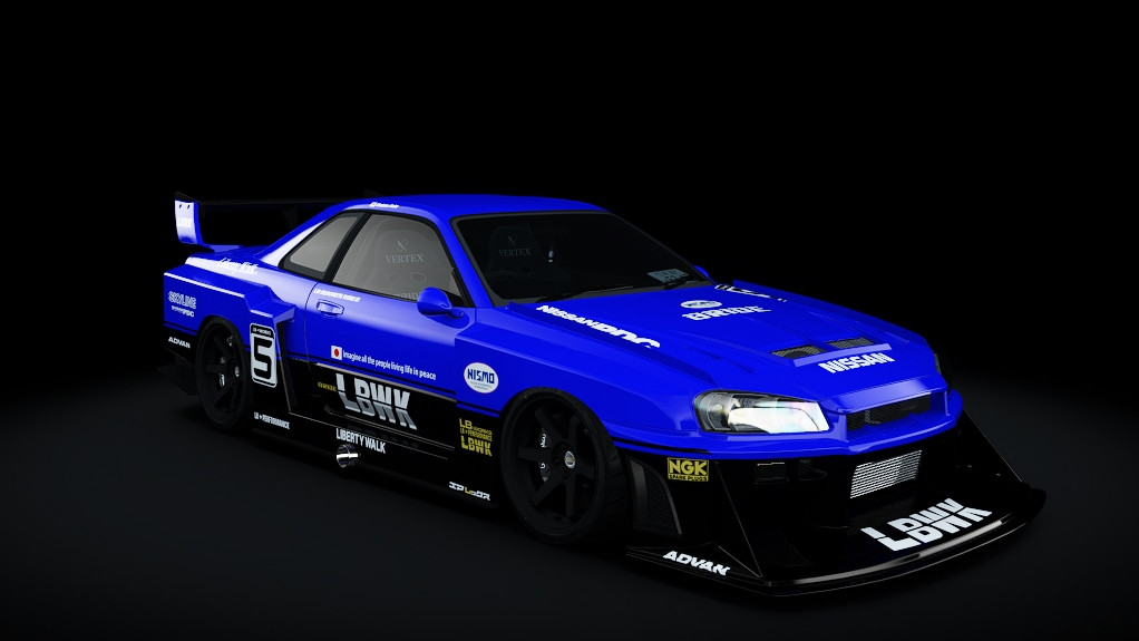 Nissan Skyline GT-R R34 LBWK