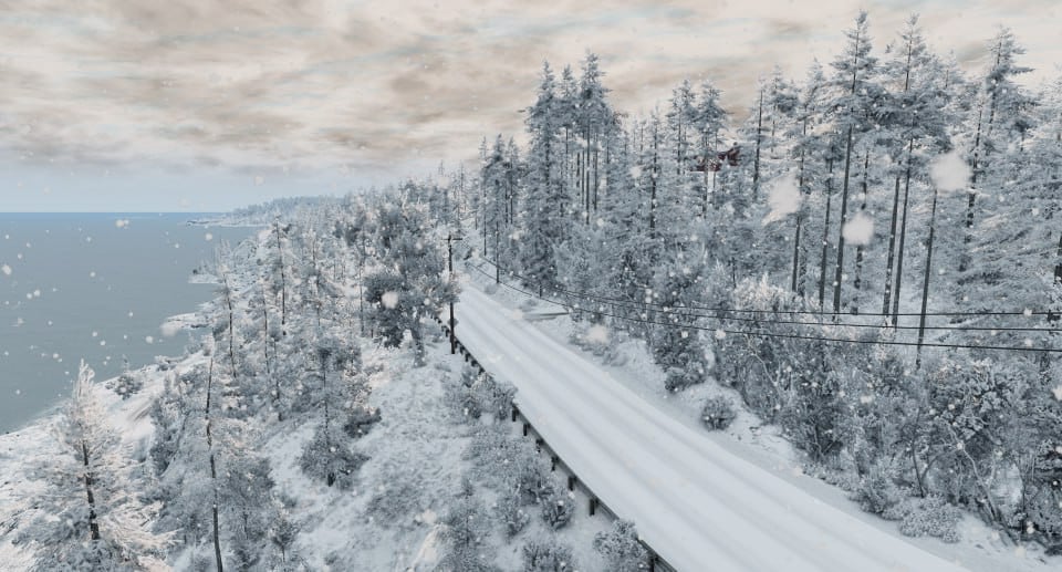 East Coast Snowing
