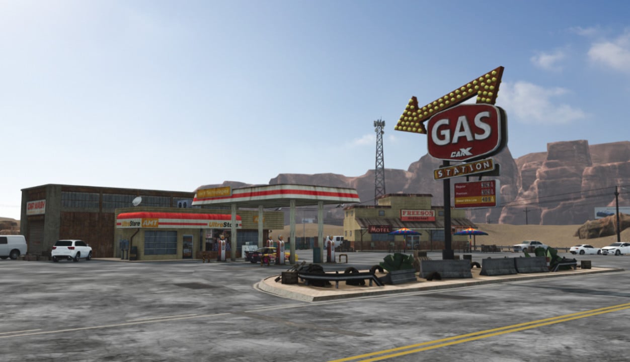 MOD MAP Red Rock (CarX)