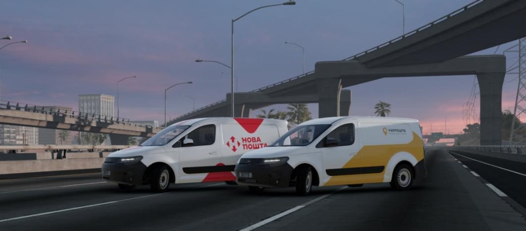MOD Skins “Nova Poshta” and “Ukrposhta” on Gavril Scout
