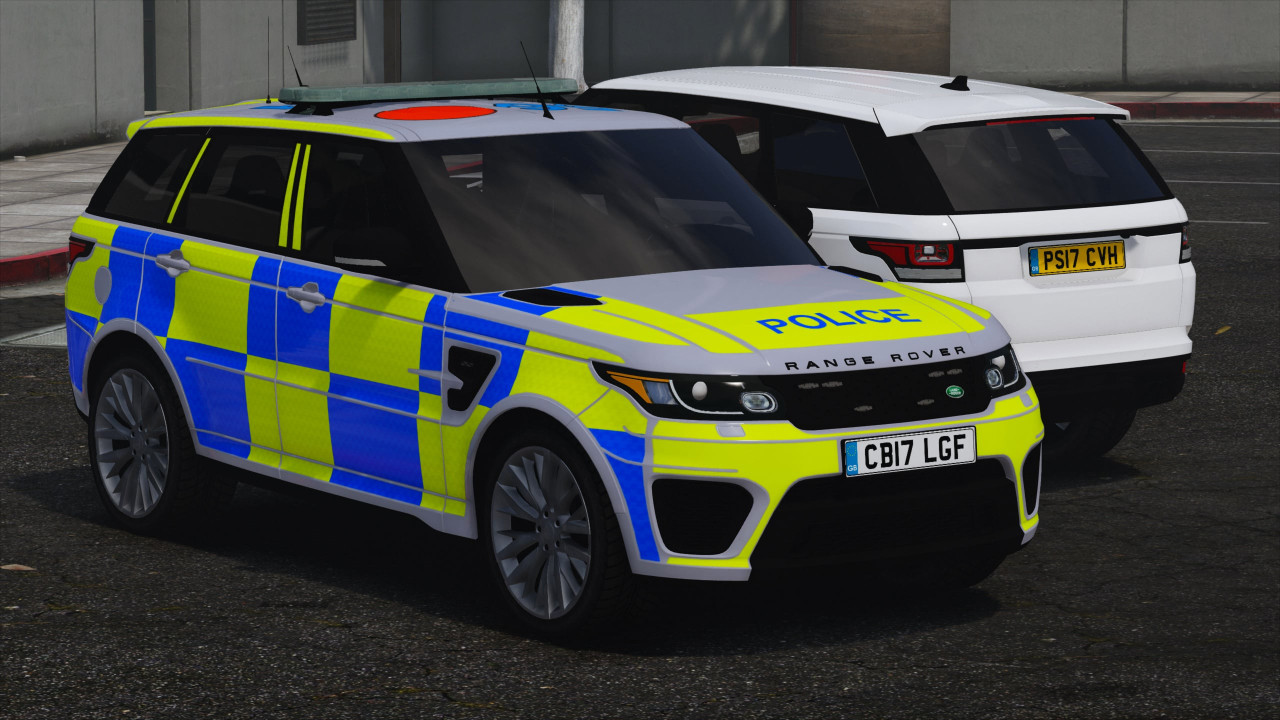 2017 Police Range Rover SVR