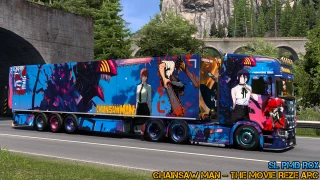 Scania Chainsaw Man The Movie Reze Arc Skin v1.0 thumbnail 7