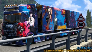 Scania Chainsaw Man The Movie Reze Arc Skin v1.0 thumbnail 13