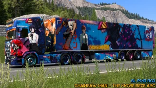 Scania Chainsaw Man The Movie Reze Arc Skin v1.0 thumbnail 14