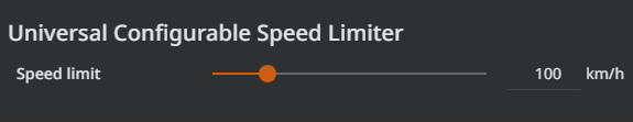 Universal Configurable Speed Limiter