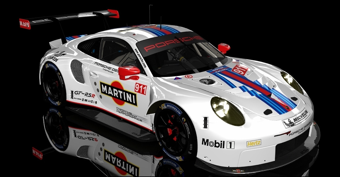 2017 Martini Porsche 911 RSR Skins image 11