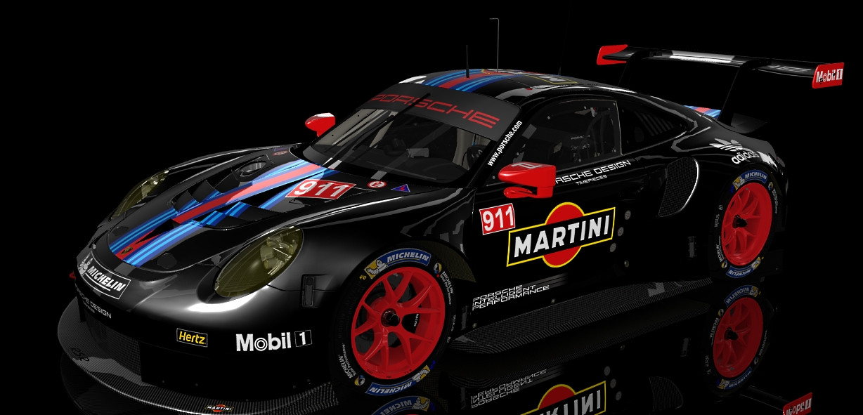 2017 Martini Porsche 911 RSR Skins image 6