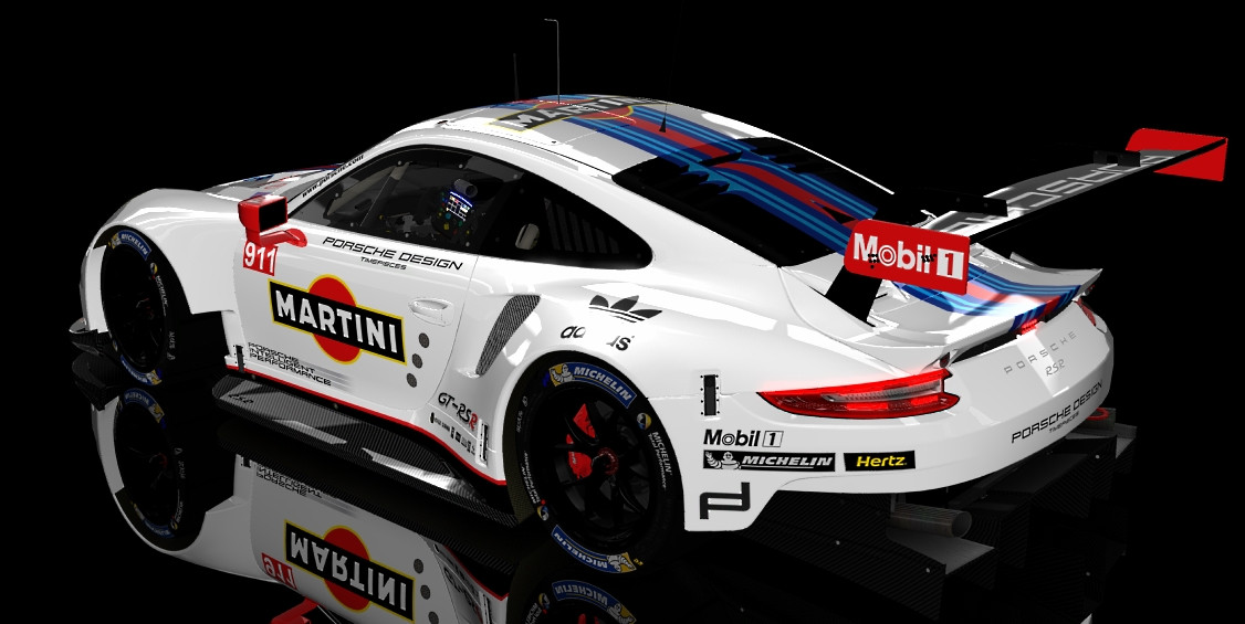 2017 Martini Porsche 911 RSR Skins image 13