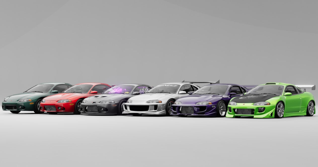 Mitsubishi Eclipse (2G) (w/ Add-ons)